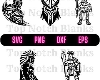 Warrior Svg Warrior Png Warrior Clipart Warrior Vector Bundle Pack Commercial Use