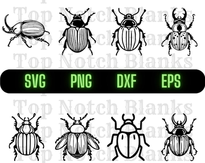 BEETLE SVG, BEETLE Bug Svg Files for Cricut, Beetle Clipart, Laser Cut ...