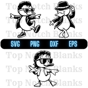 Ente Tanzen mit Sonnenbrille SVG Kultige Ente Tanz Png Tanzende Ente Clipart Kultige Ente Vektor Bundle-Pack Kommerzielle Nutzung