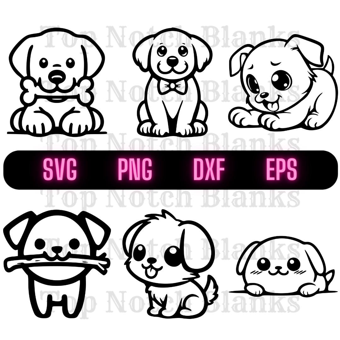Cute Puppy Svg Adorable Puppy Png Obnoxiously Cute Puppy Clipart Puppy ...