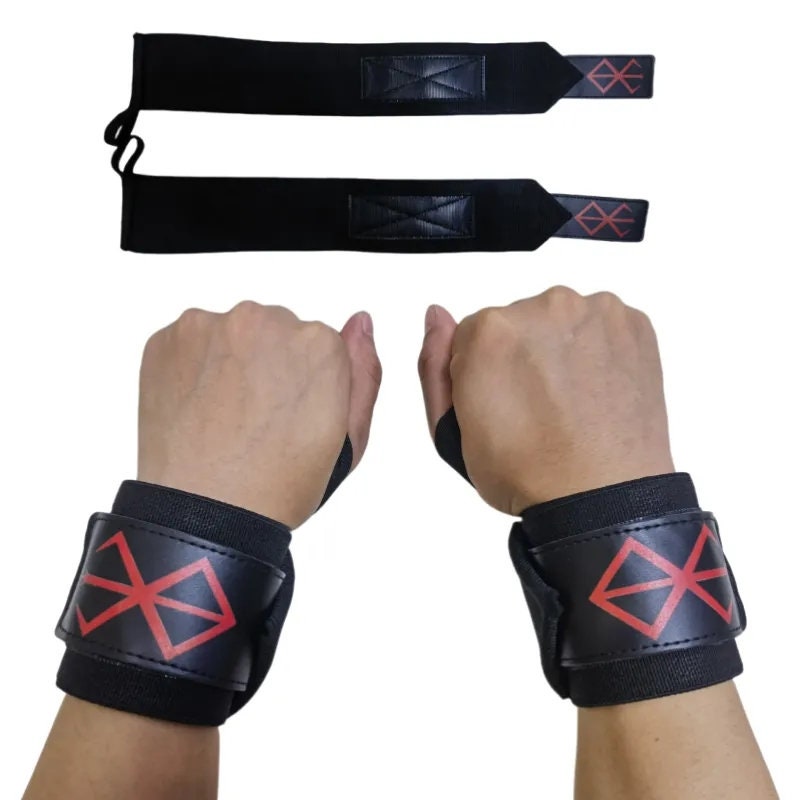 Anime Inspired Anime Wrist Straps Wrist Wraps for Gym Athletes Etsy