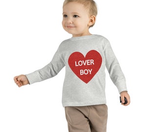 Toddler à manches longues Chemise de Saint-Valentin, Lover boy