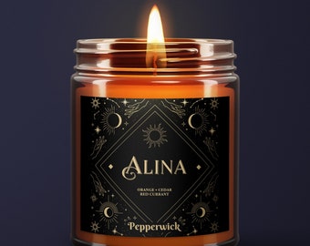 Alina Starkov Scented Candle - Shadow & Bone - Grishaverse - Amber Jar 9oz