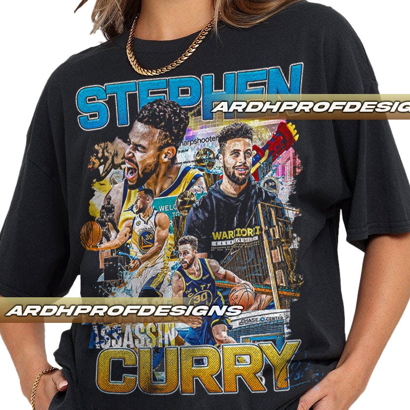 Mens Stephen Curry #30 2020 Chinese New Year Royal Golden State Warriors T- Shirt - Stephen Curry Warriors T-Shirt - steph curry warriors jersey 