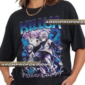 Killua Zoldyck Hunter × Hunter T-Shirt, Gift For Women and Man Unisex T-Shirt ARDHBR2