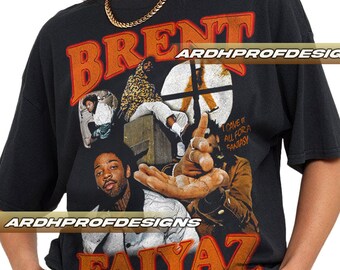 Brent Faiyaz Rock Band 90S Rap T-Shirt - T-shirts Low Price