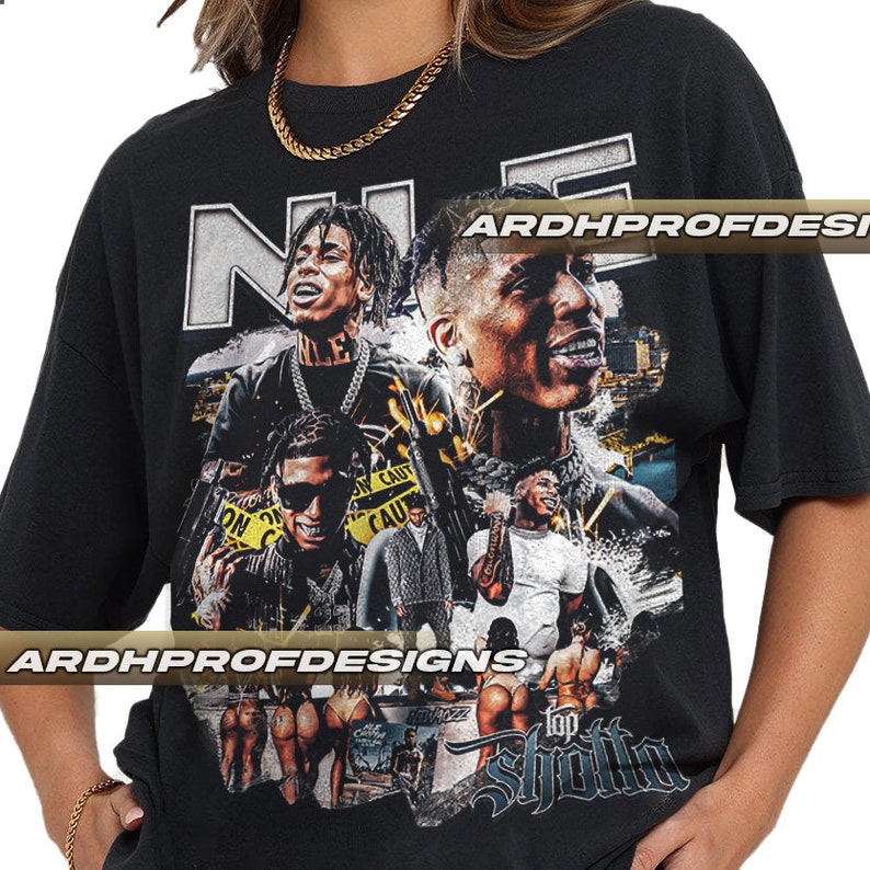 Limited NLE Choppa Top Shotta Vintage T-shirt, Gift for Women and Man ...