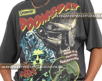 MF Doom イギリス系アメリカ人ラッパー Operation Doomsday Tシャツ、女性と男性へのギフト ユニセックスTシャツ ARDH027 FD