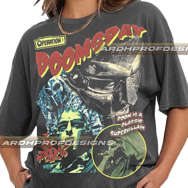 Camiseta Operation Doomsday do rapper britânico-americano MF Doom, presente para homens e mulheres, camiseta unissex ARDH027 FD