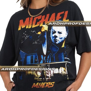 Michael Myers Halloween slasher Vintage T-shirt, Gift For Woman and Man Unisex T-Shirt ARDH012