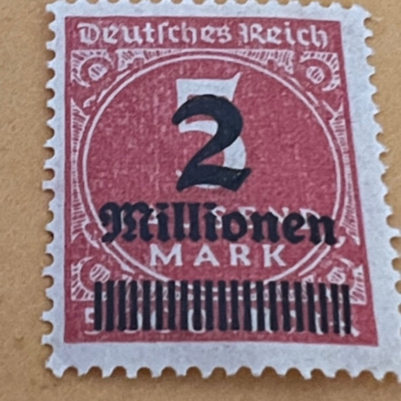 Rare German Stamp 1923 Weimar Republic