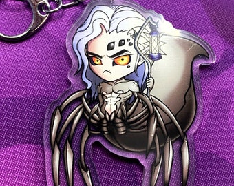Kar&#39;niss / Drider Acrylic Keychain | Baldur&#39;s Gate 3 | Dungeons and Dragons