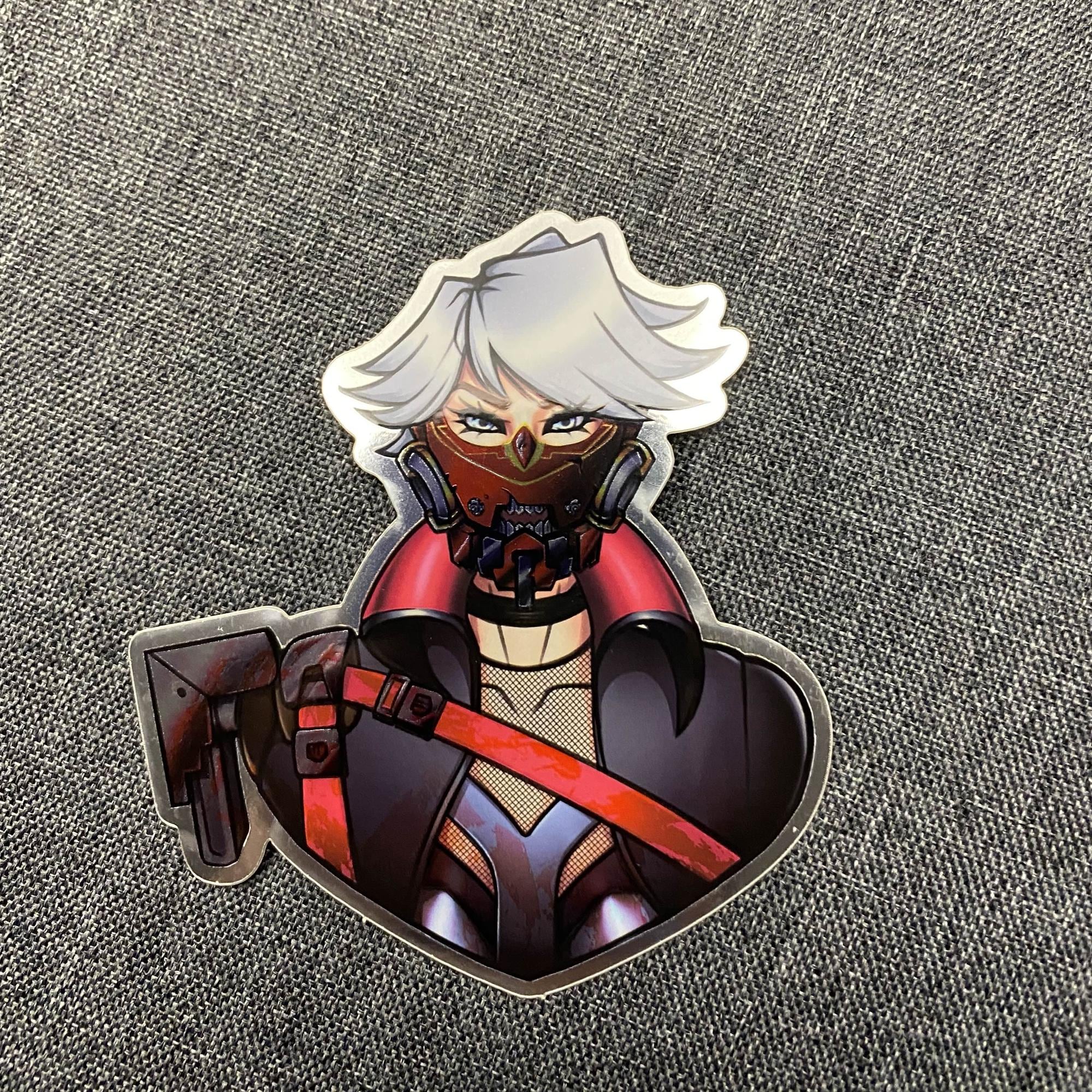 Marcant Sticker Skull Merchant Sticker (mirror Effect) | Dead by Daylight | Waterproof ...