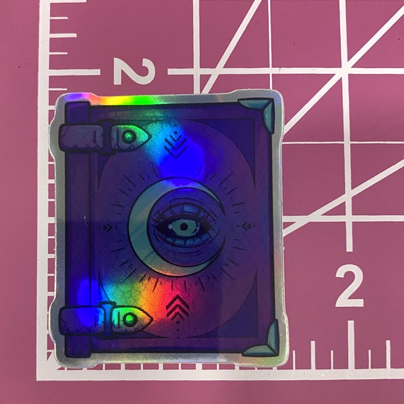Eye Grimoire Sticker (holographic Effect)