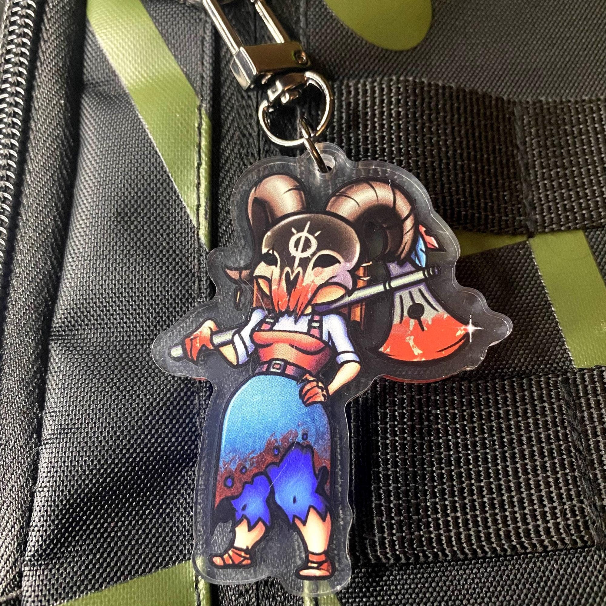 Ram Skull Huntress Acrylic Keychain | DBD