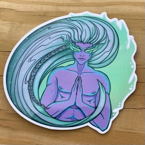 Magical Elf Holographic Sticker