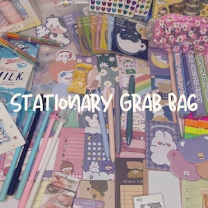 50 Item Kawaii Stationary Mystery Grab Bag / Stationary