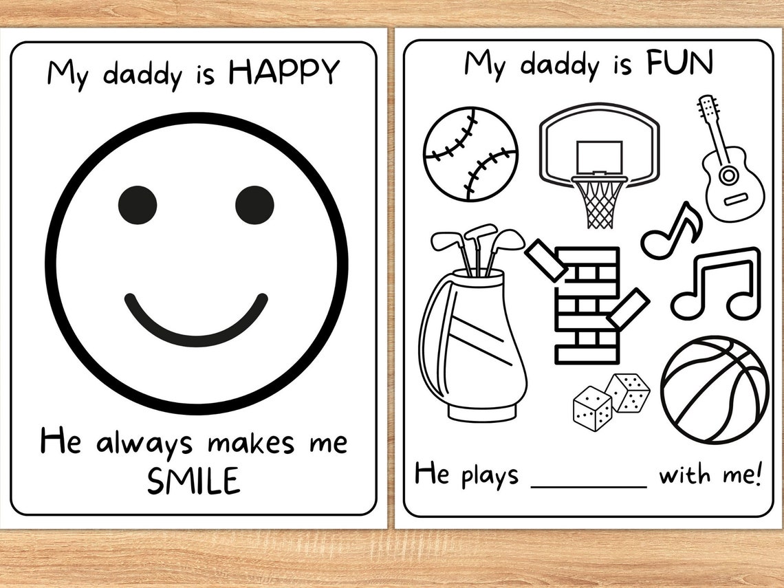 Christian Father's Day Printable for Kids, Faith Gift for Dad From Kids ...