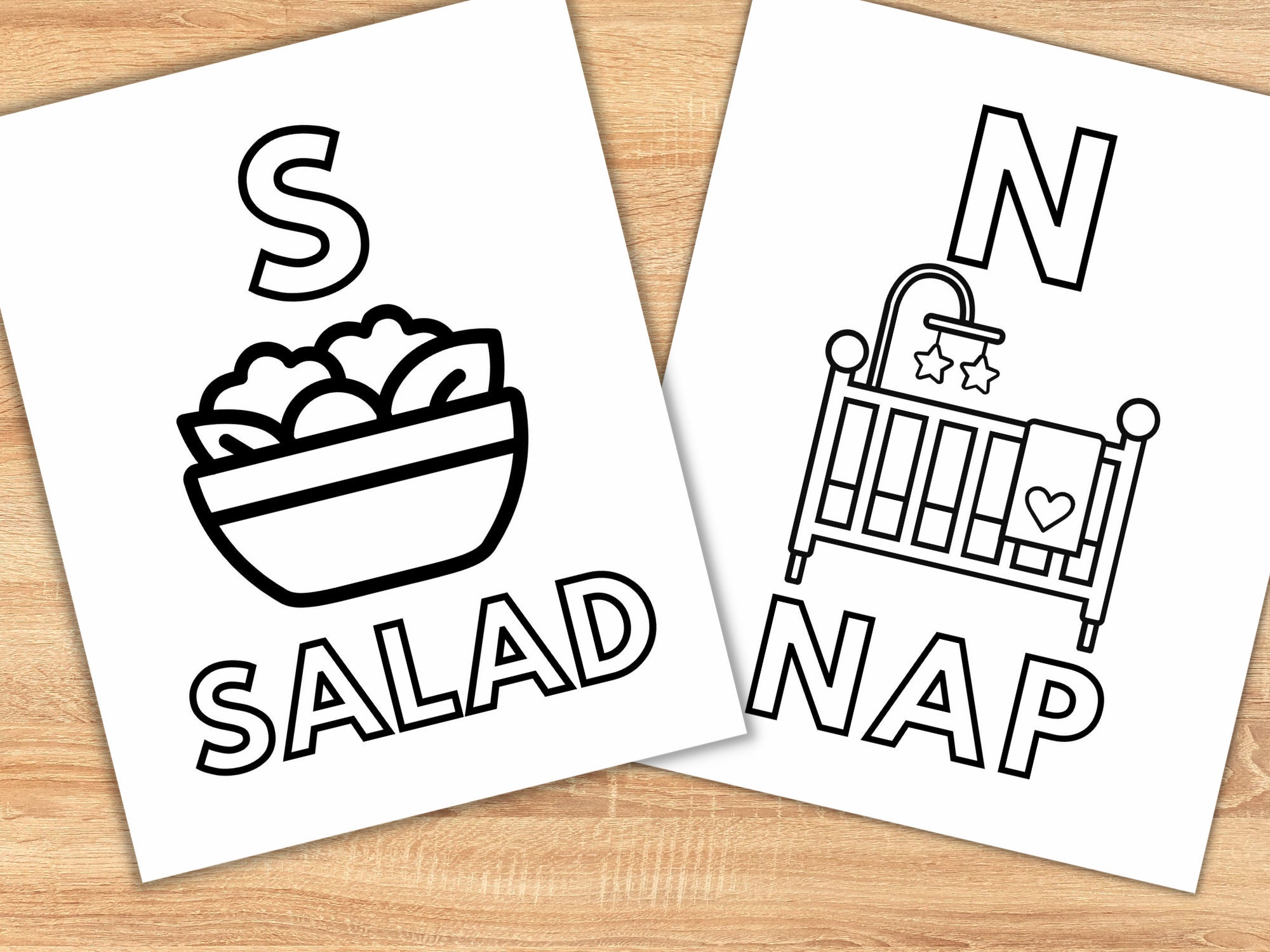 Printable Coloring Pages, A-Z Alphabet PDF Pages, Coloring Pages for