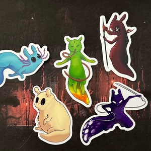 Slugcat Rainworld Downpour Vinyl Sticker | Diecut & Waterproof |