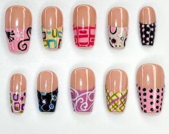 ラディカル | フルプレスオンネイルセット - Etsy 日本