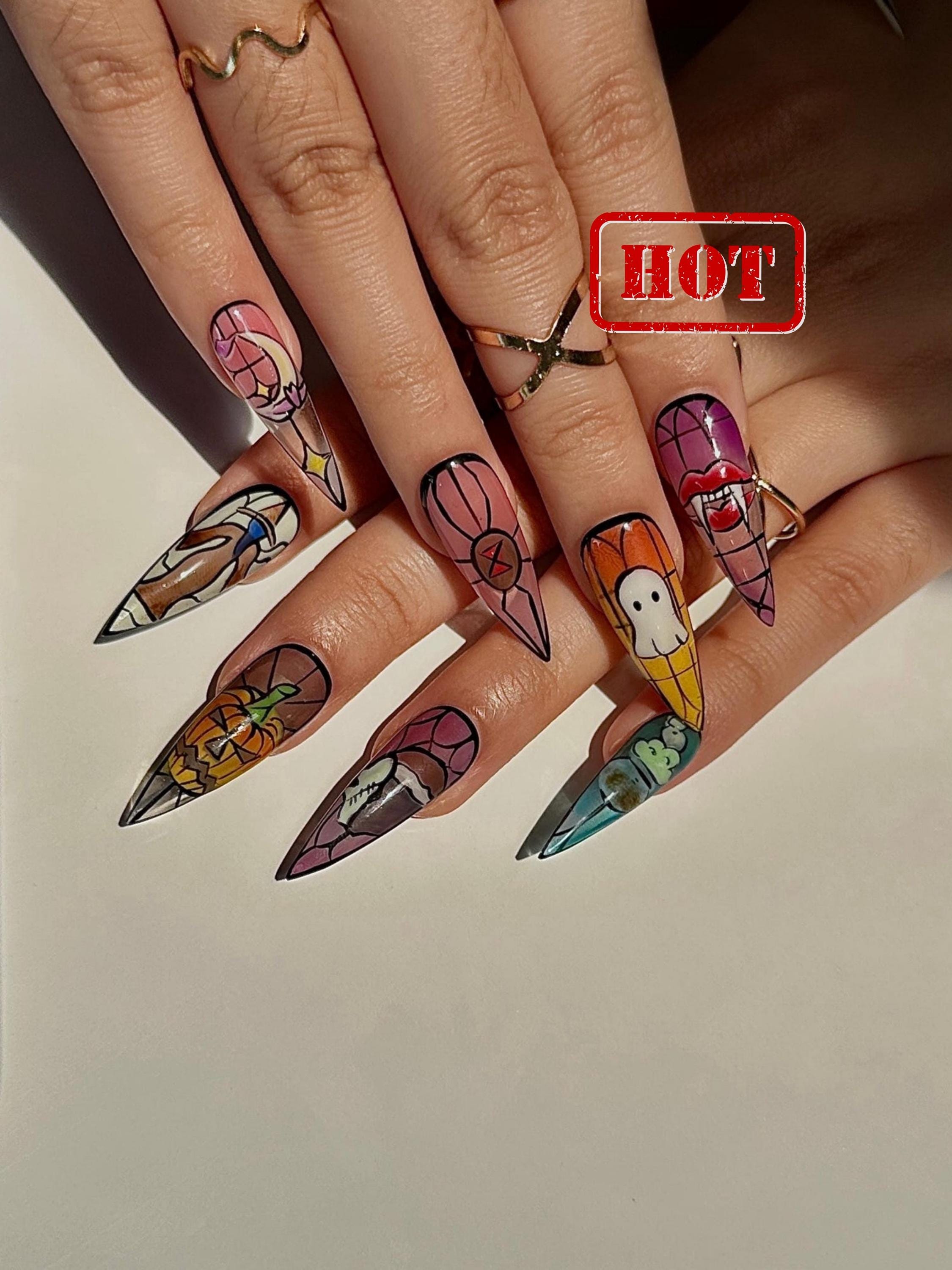 くすみグレージュうずらニュアンスネイル シルバーラメ ミラー 韓国