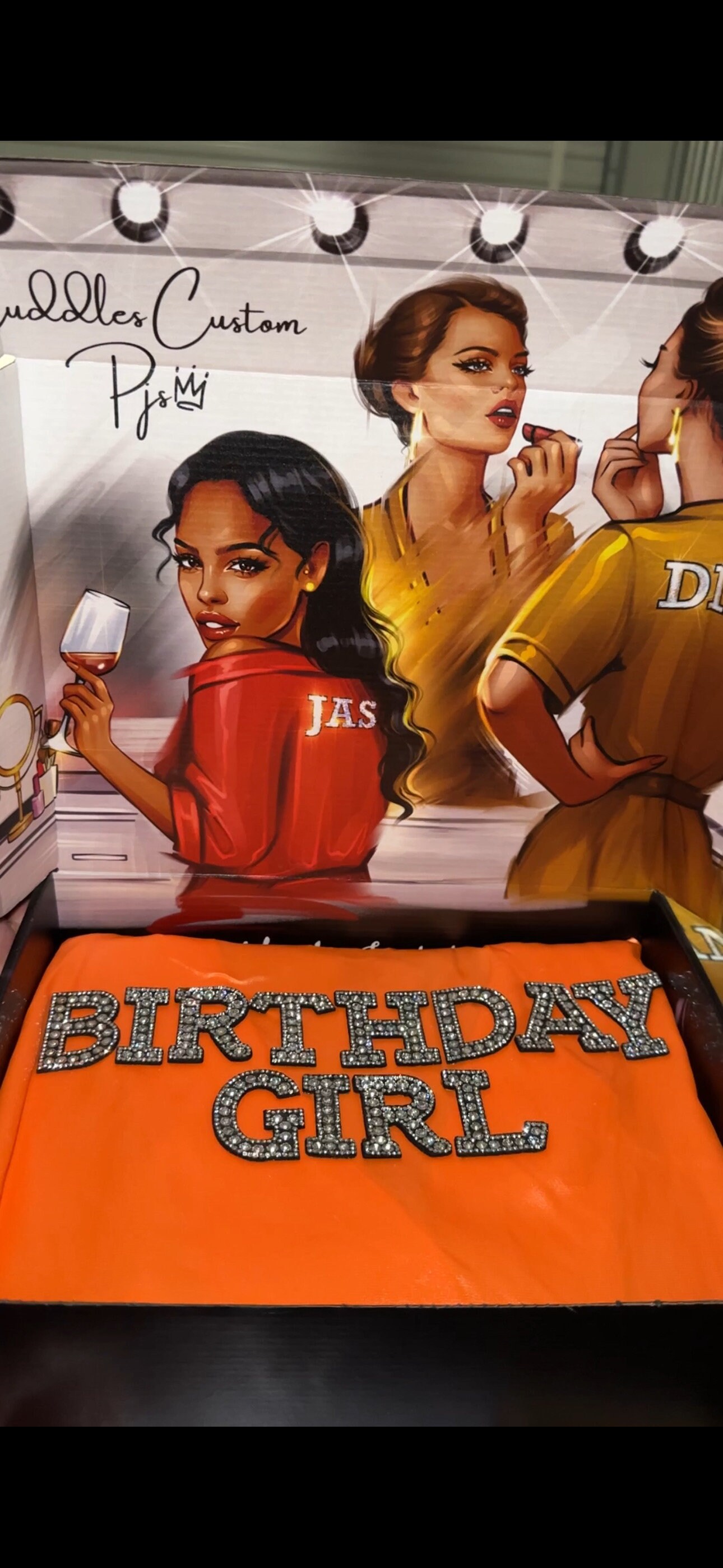 Birthday Girl PJ Set/birthday Outfit/ Birthday Girl Pajamas/rhinestone