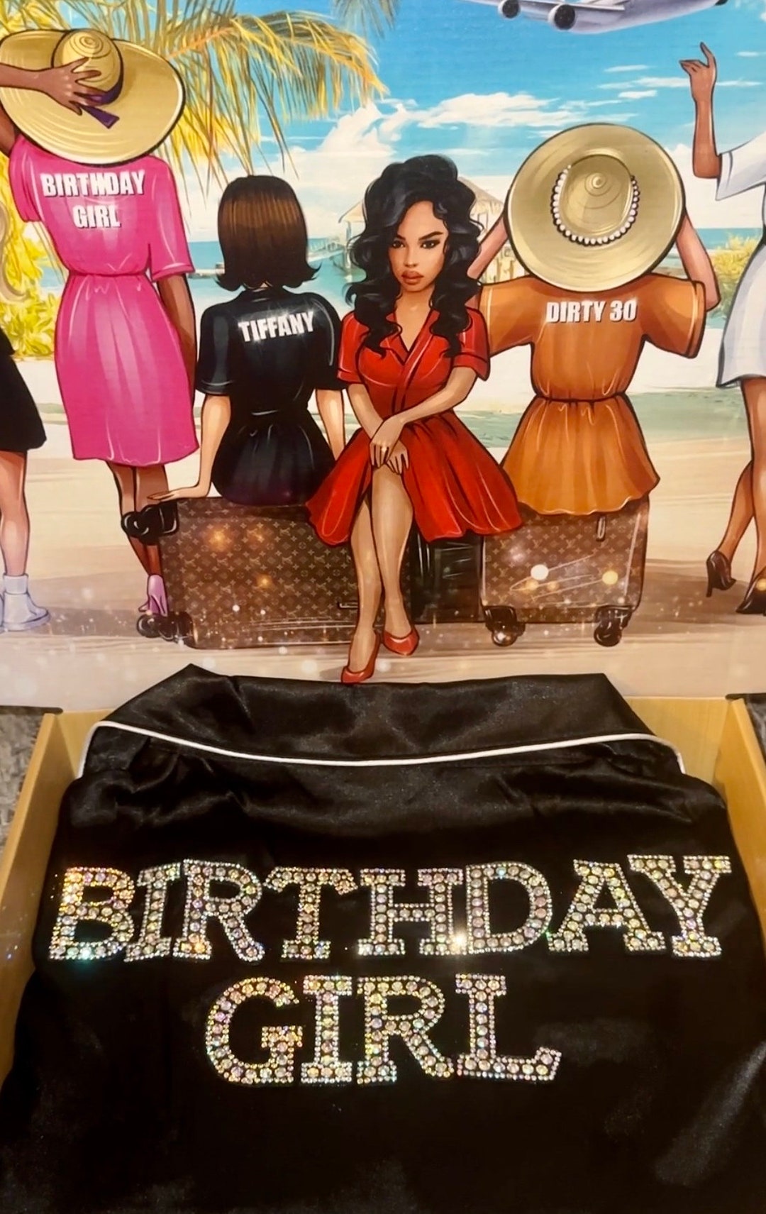 Birthday Girl PJ Set/birthday Outfit/ Birthday Present/custom Etsy