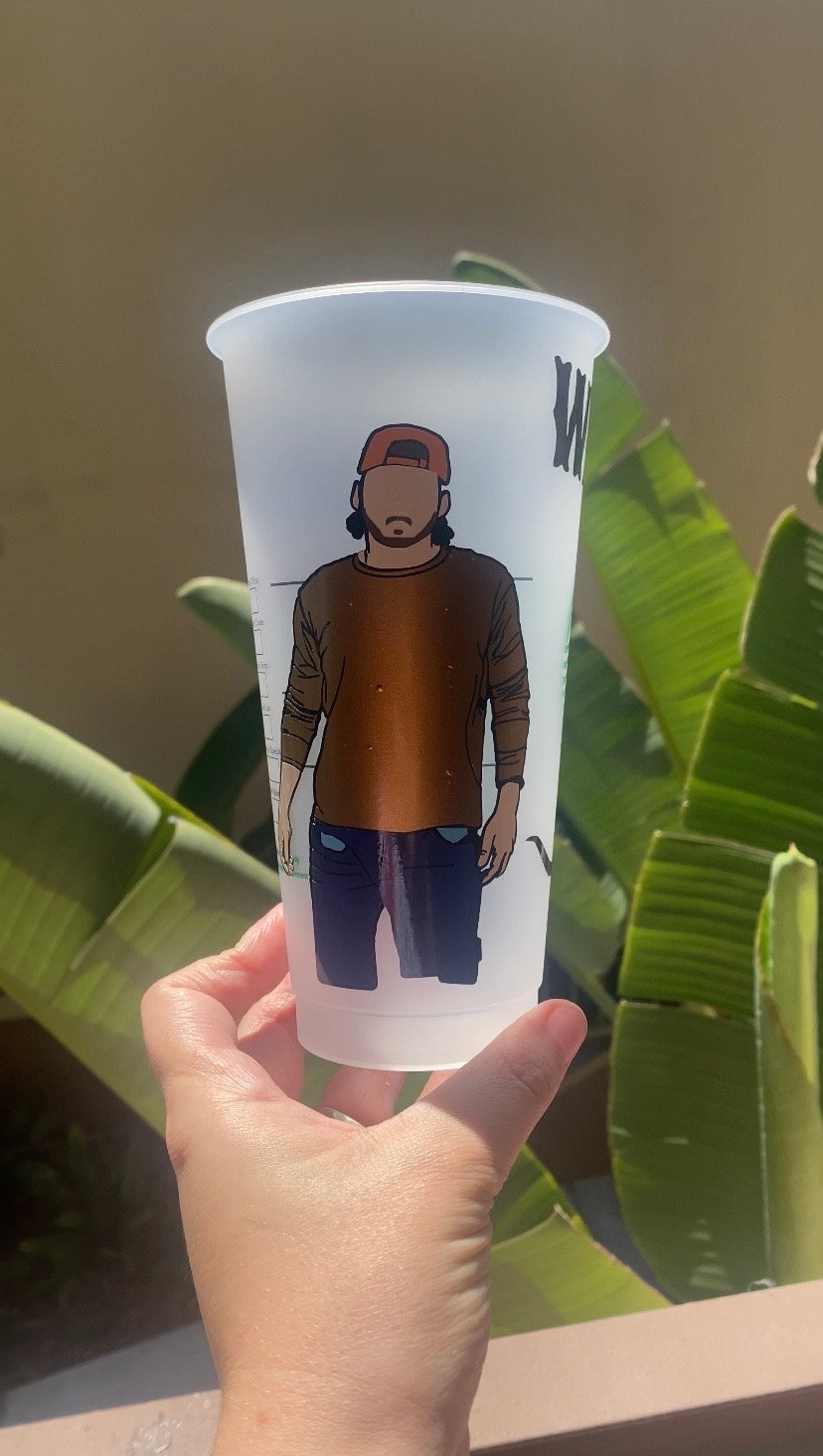 Wallen Cup Wallen Starbucks Cups Wallen Fan Etsy