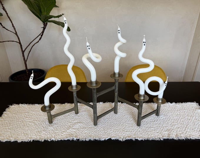 Ghost Taper Candles