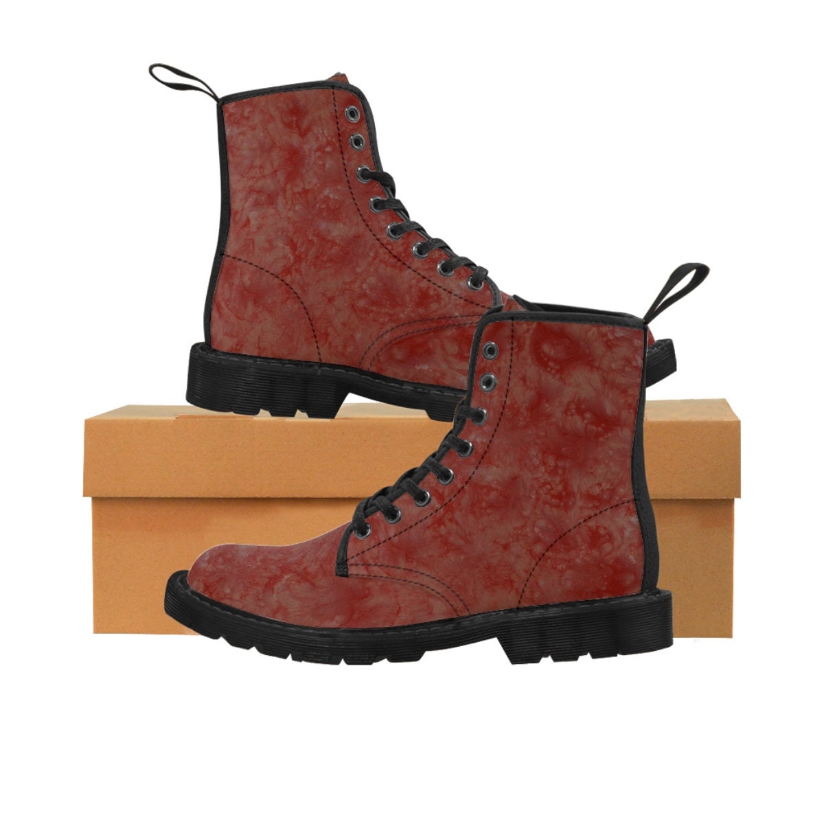 Women's Blood Orange Canvas Boots