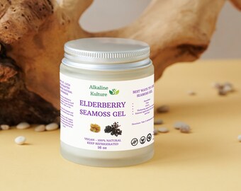 Elderberry Sea Moss Gel (16oz)