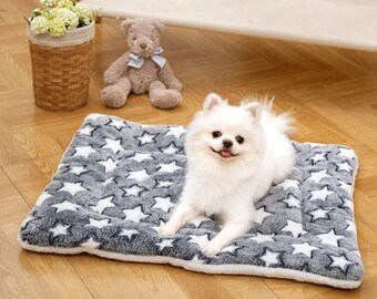 Calming Sleeping Pet Bed Plush Dog Bed Relaxing Cat Bedding Comfortable Bed for Dogs & Cats High-Quality Dog Cushion Dog Lover Gift Cat Gift