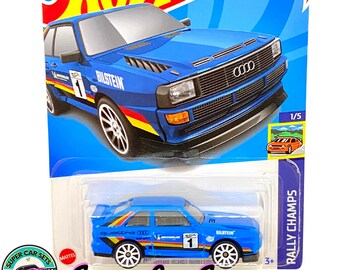 ホットウィール アウディ スポーツ クワトロ '84 (ブルー) - ラリー