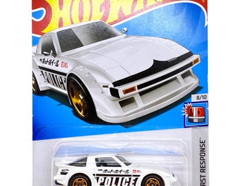 匿名配送 Mazda RX-7 POLICE HW FIRST RESPONSE Hot Wheels Mazda RX-7 80/250 HW First Response 8/10