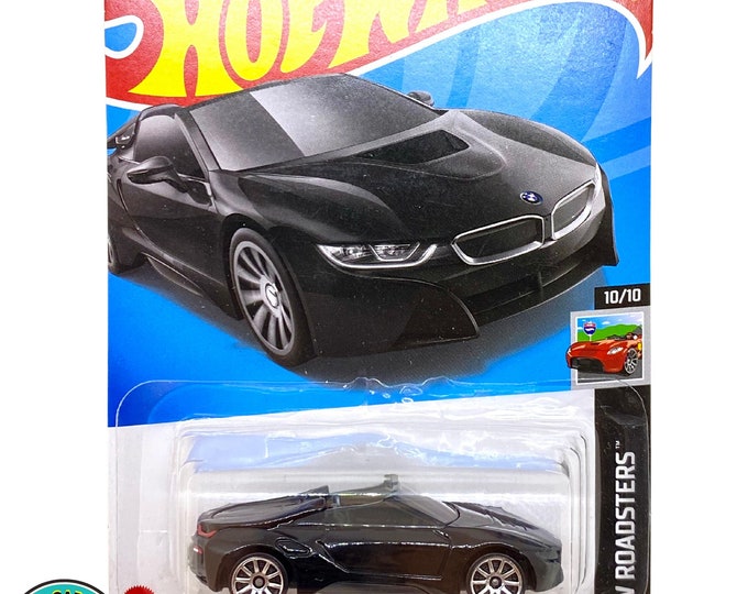 BMW I8 Roadster (black Colour) - Hot Wheels HW Roadsters - 2023 (10/10 ...