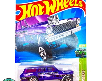 ホットウィール 64 NOVA WAGON GASSER STH 64 CHEVY NOVA WAGON GASSERのレビュー！待望のメインライン新