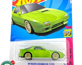 89 Mazda Savanna RX-7 FC35 (green Colour) - Hot Wheels HW: the