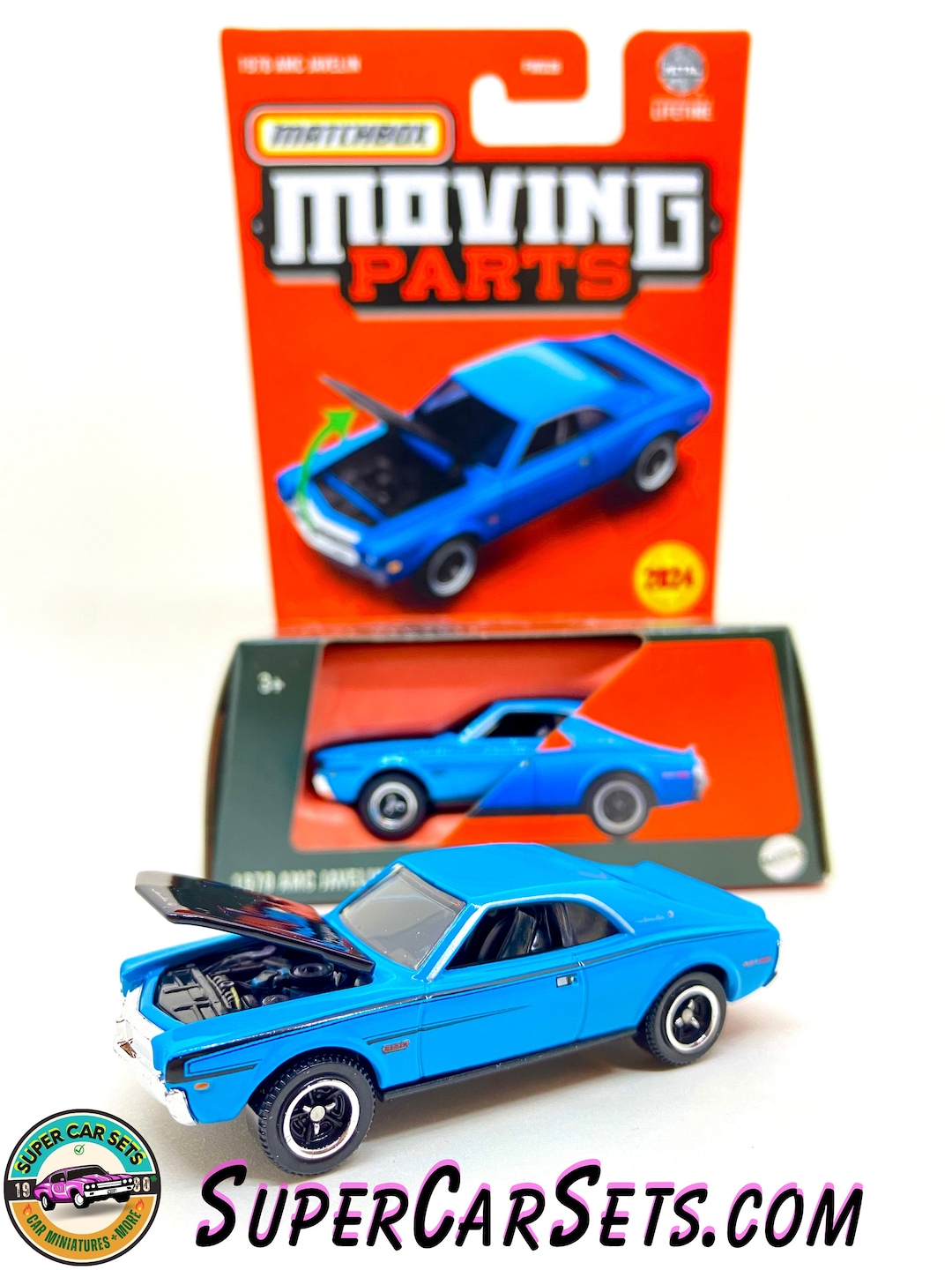 1970 AMC Javelin (blue Colour) - Matchbox Moving Parts - Etsy