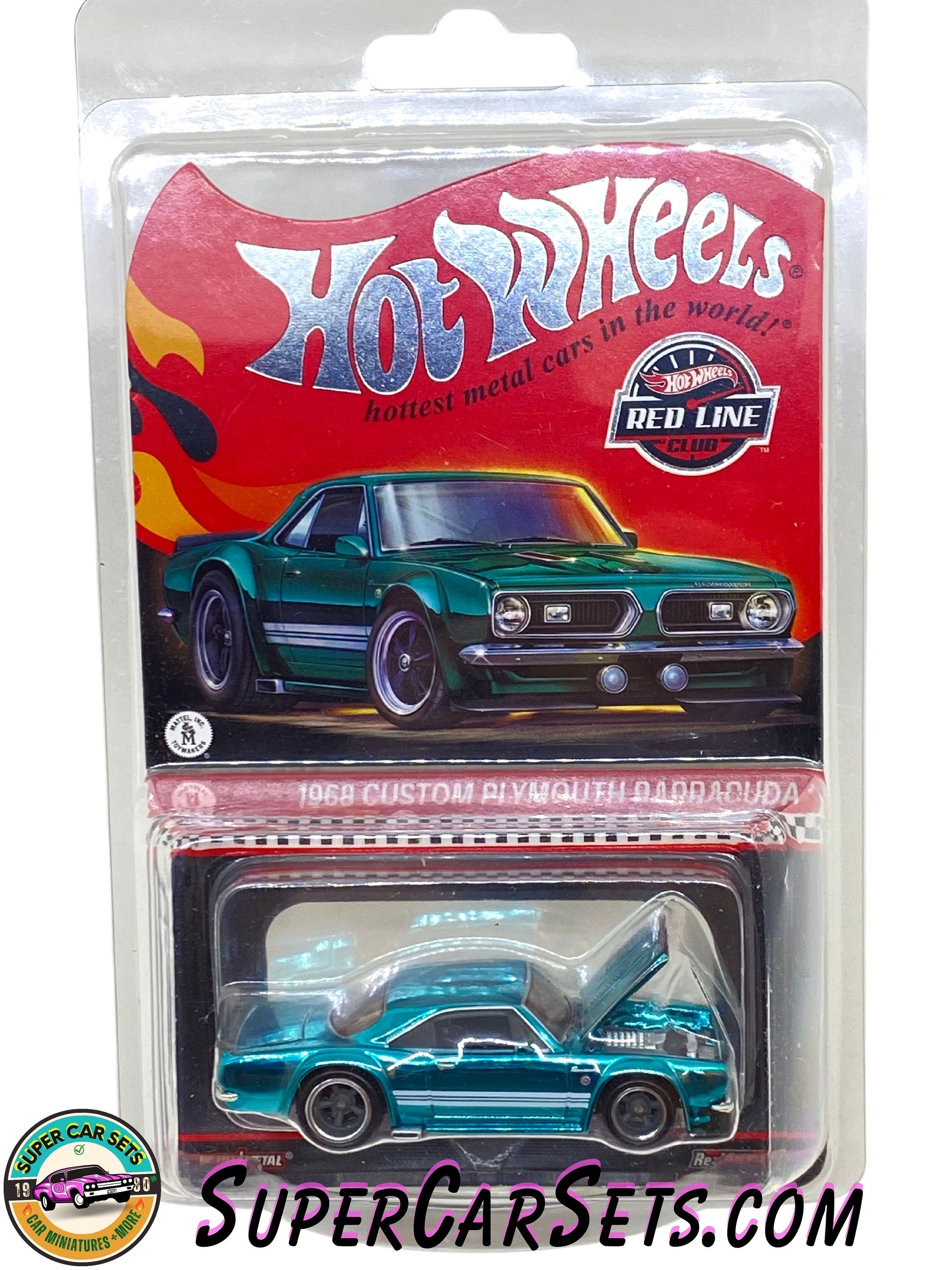 1968 Custom Plymouth Barracuda (metallic Blue Colour) - Hot Wheels