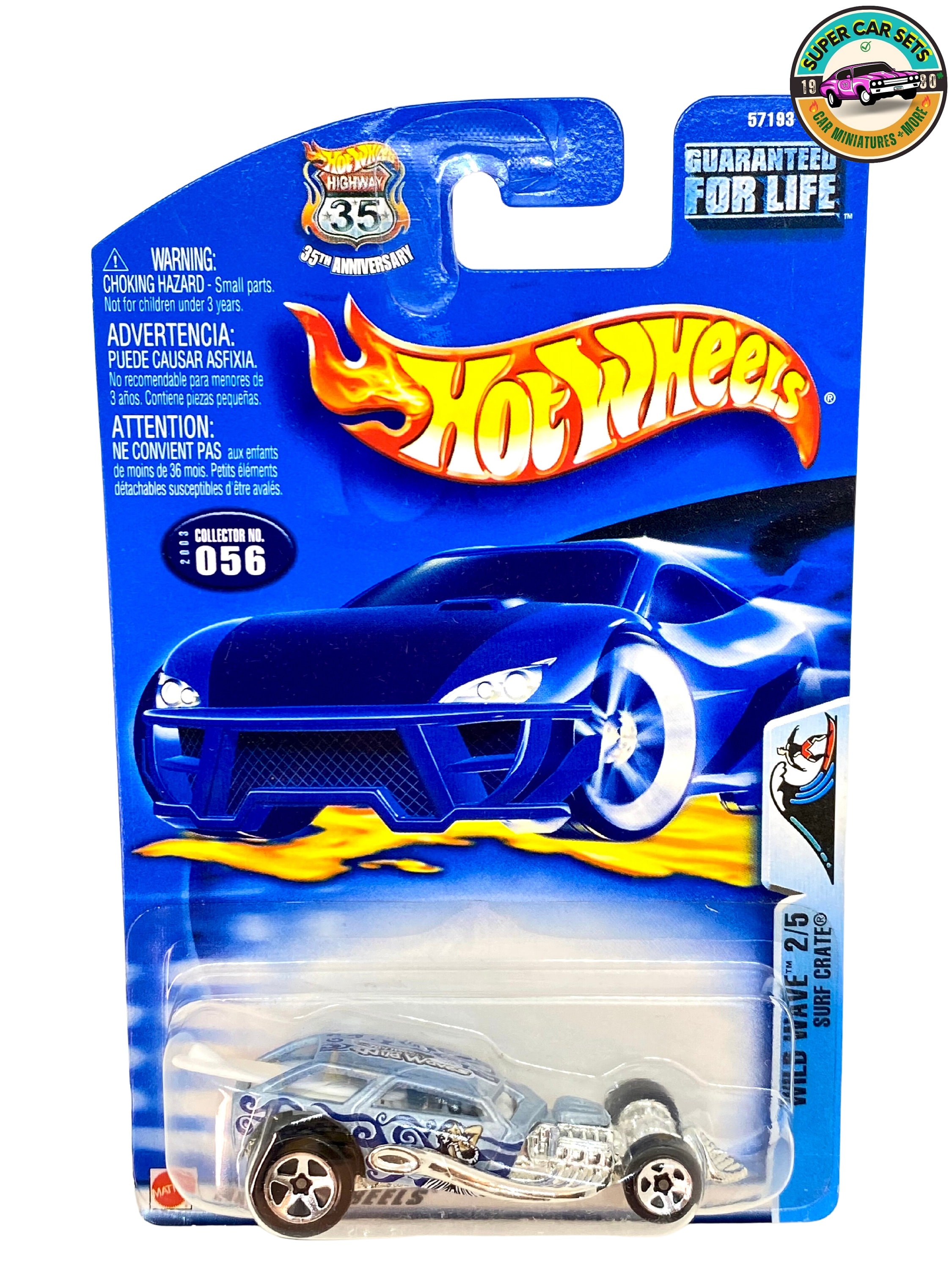 Hot Wheels - (VINTAGE) - Wild Wave - Surf Crate (2/5) (#056