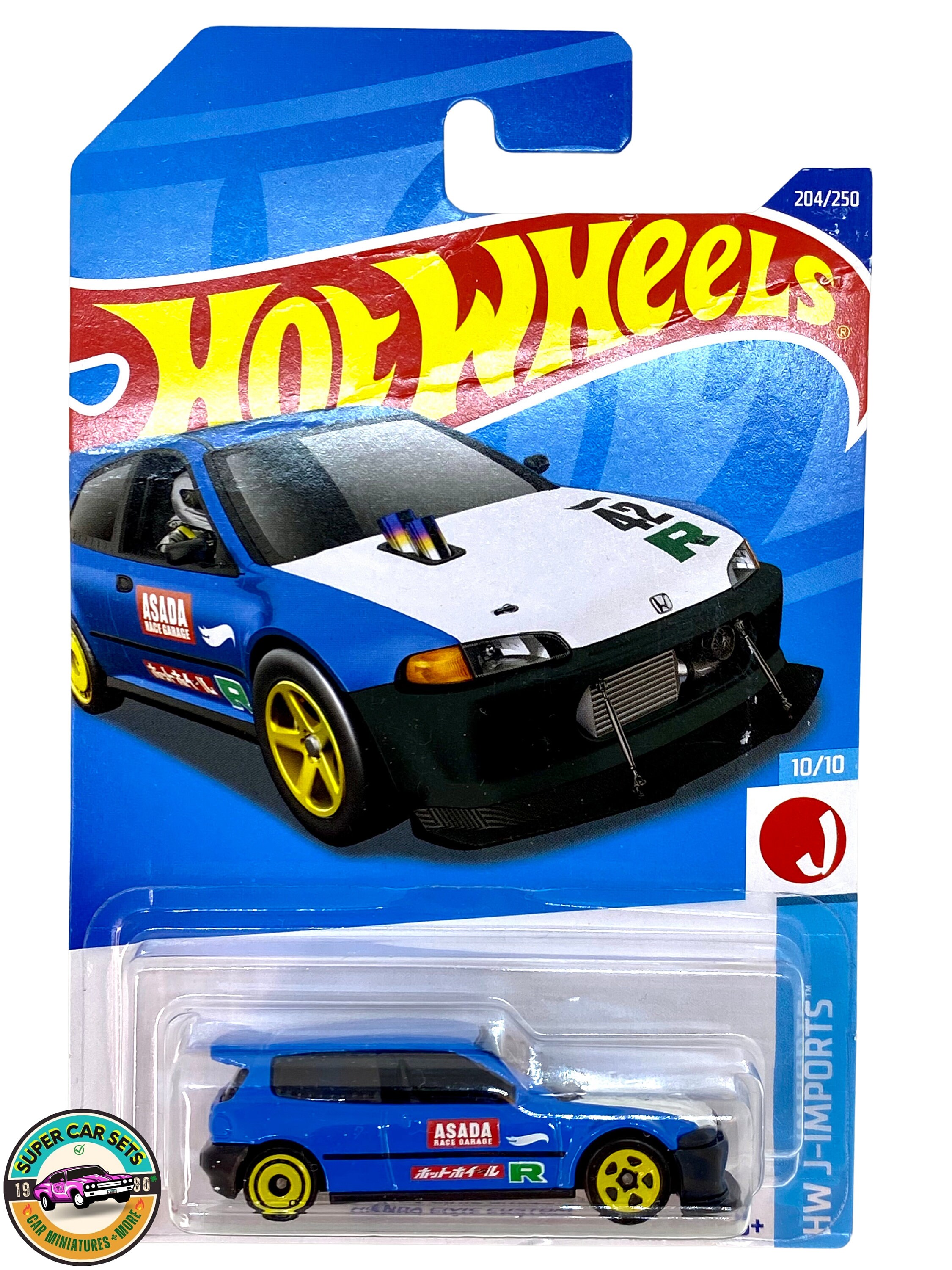 Honda Civic Custom (blue Colour) - Hot Wheels HW J-imports