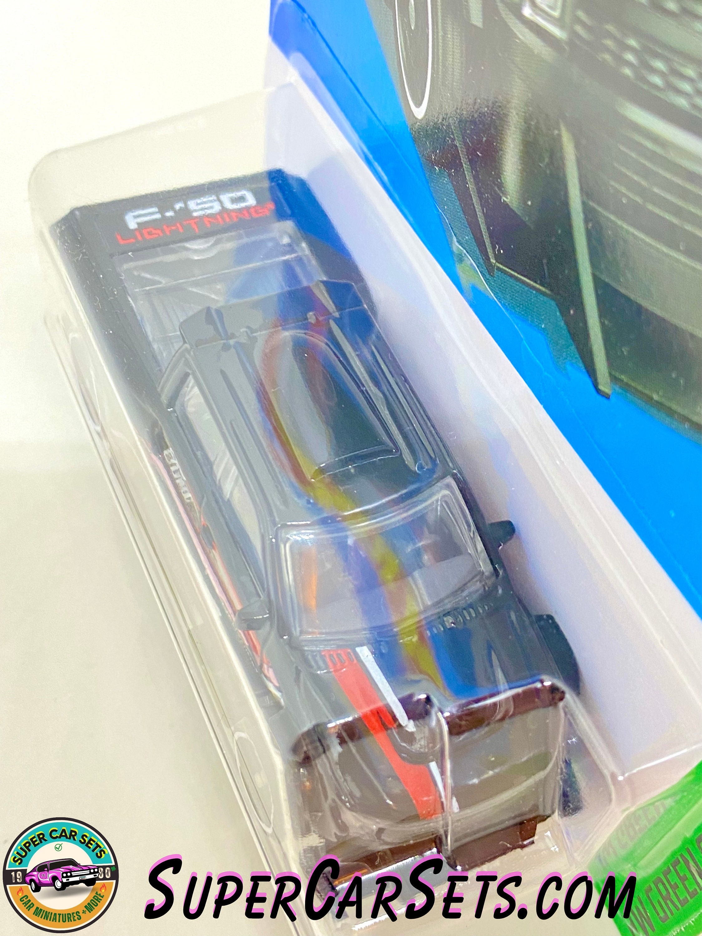 Hot Wheels Ford F-150 Lightning Custom – HW Green Speed Serie 5/10, Short Card, Mattel 2024