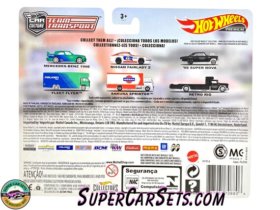 Nissan Fairlady Z Sakura Sprinter - Hot Wheels Team Transport (#11