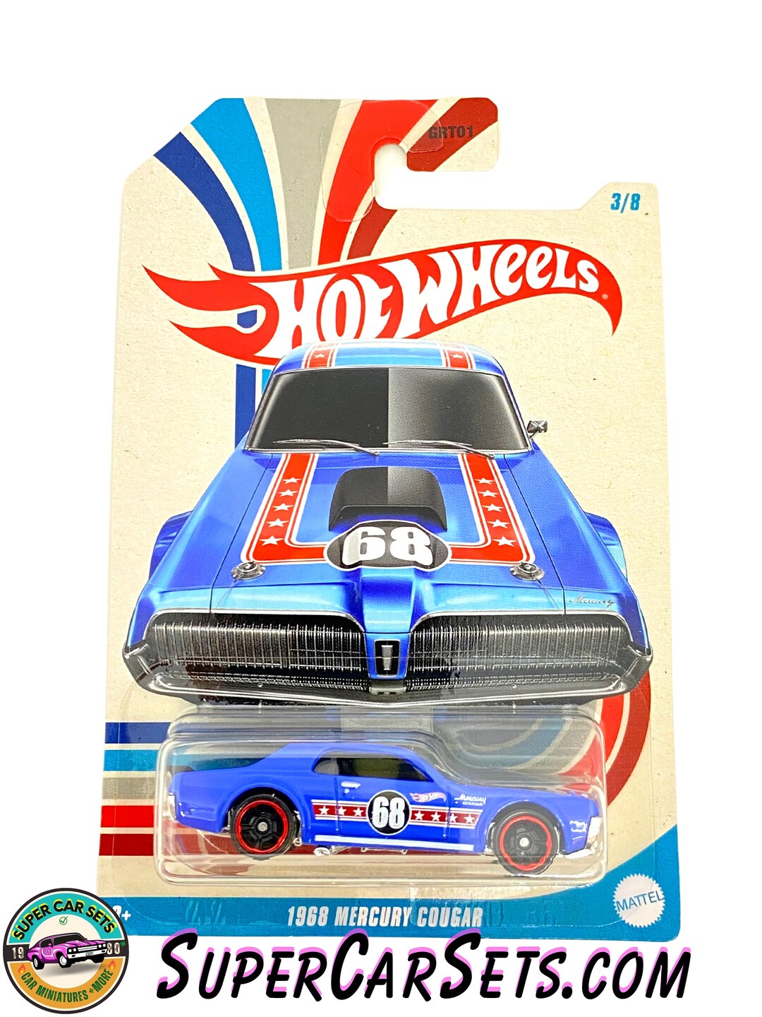 Hot Wheels American Muscle Cars Serie 2023 3/8 1968 Mercury Cougar Etsy