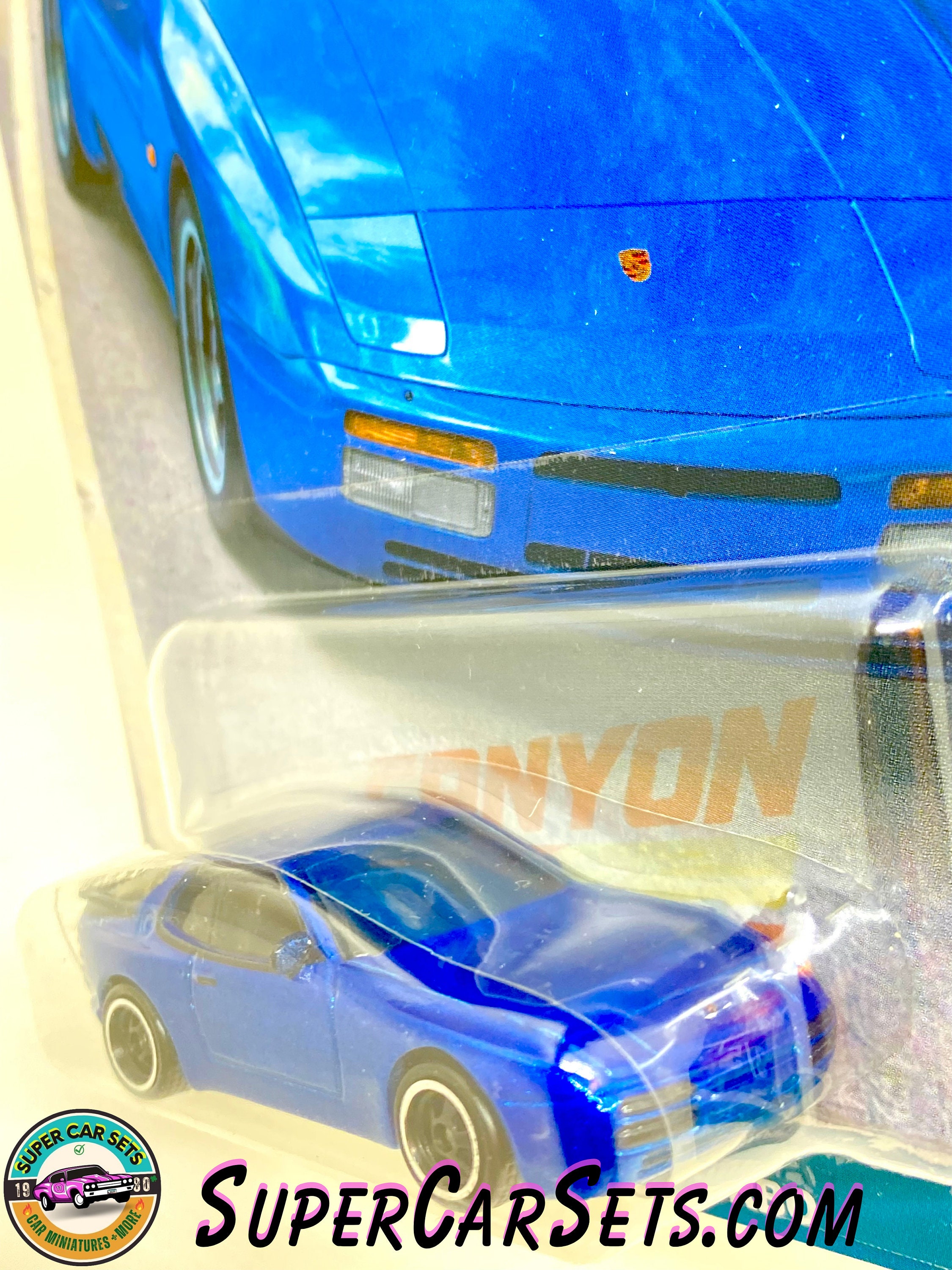 Hot Wheels Car Culture 1/64 Porsche 944 Turbo 1989 - Canyon Warriors #3/5, Bleu, Neuf