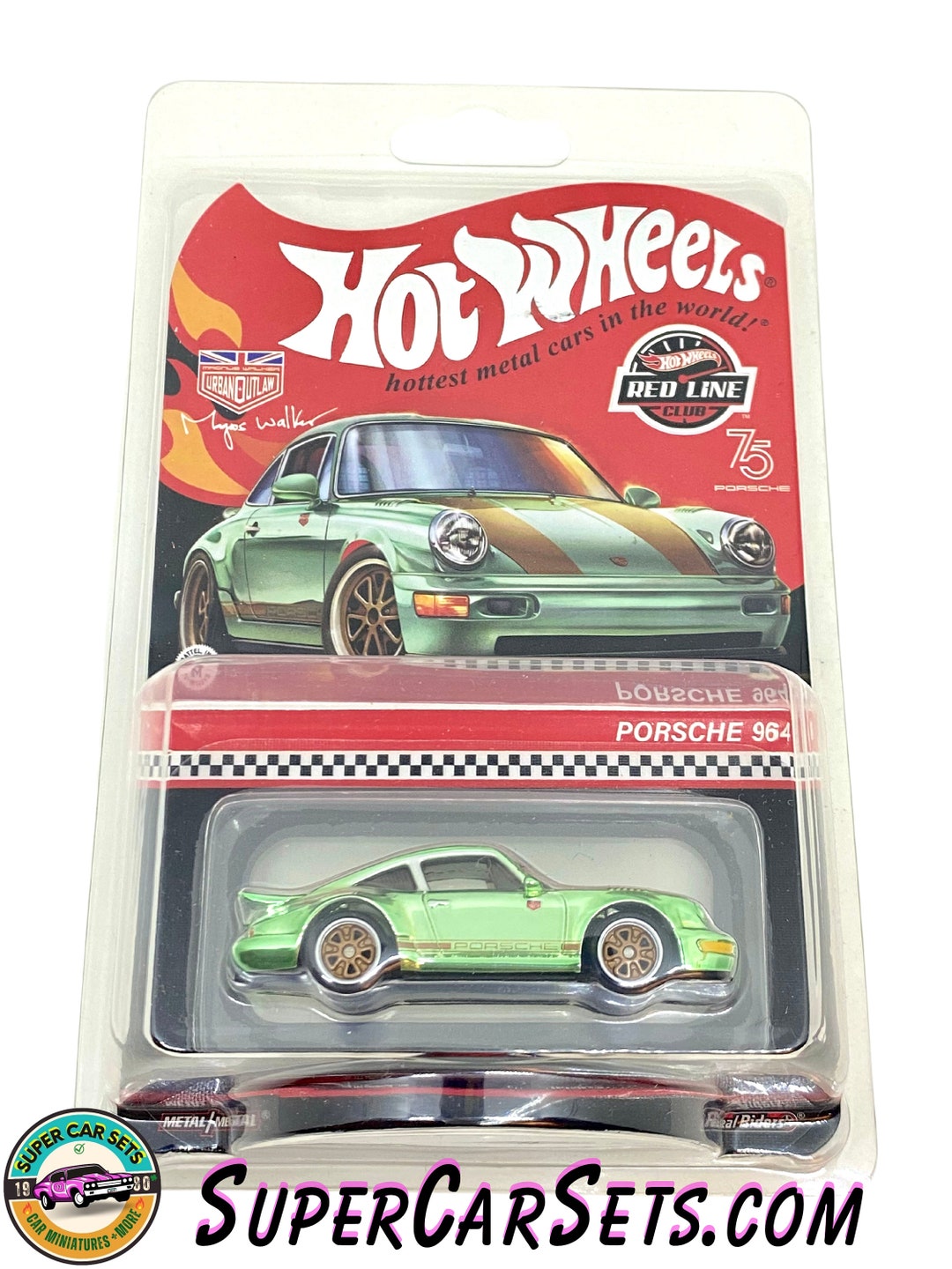Hot Wheels RLC Magnus Walker Urban Outlaw Porsche 964 hellgrüne 