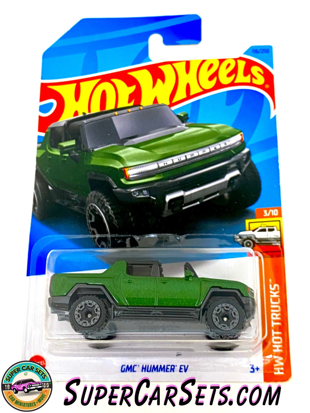 GMC Hummer EV green Colour Hot Wheels HW Hot Trucks 2023 3 10 116 250 Etsy
