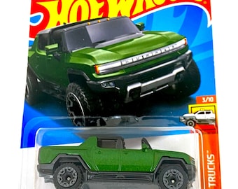 GMC Hummer EV (green colour) - Hot Wheels HW Hot Trucks - 2023 (3/10) (116/250)
