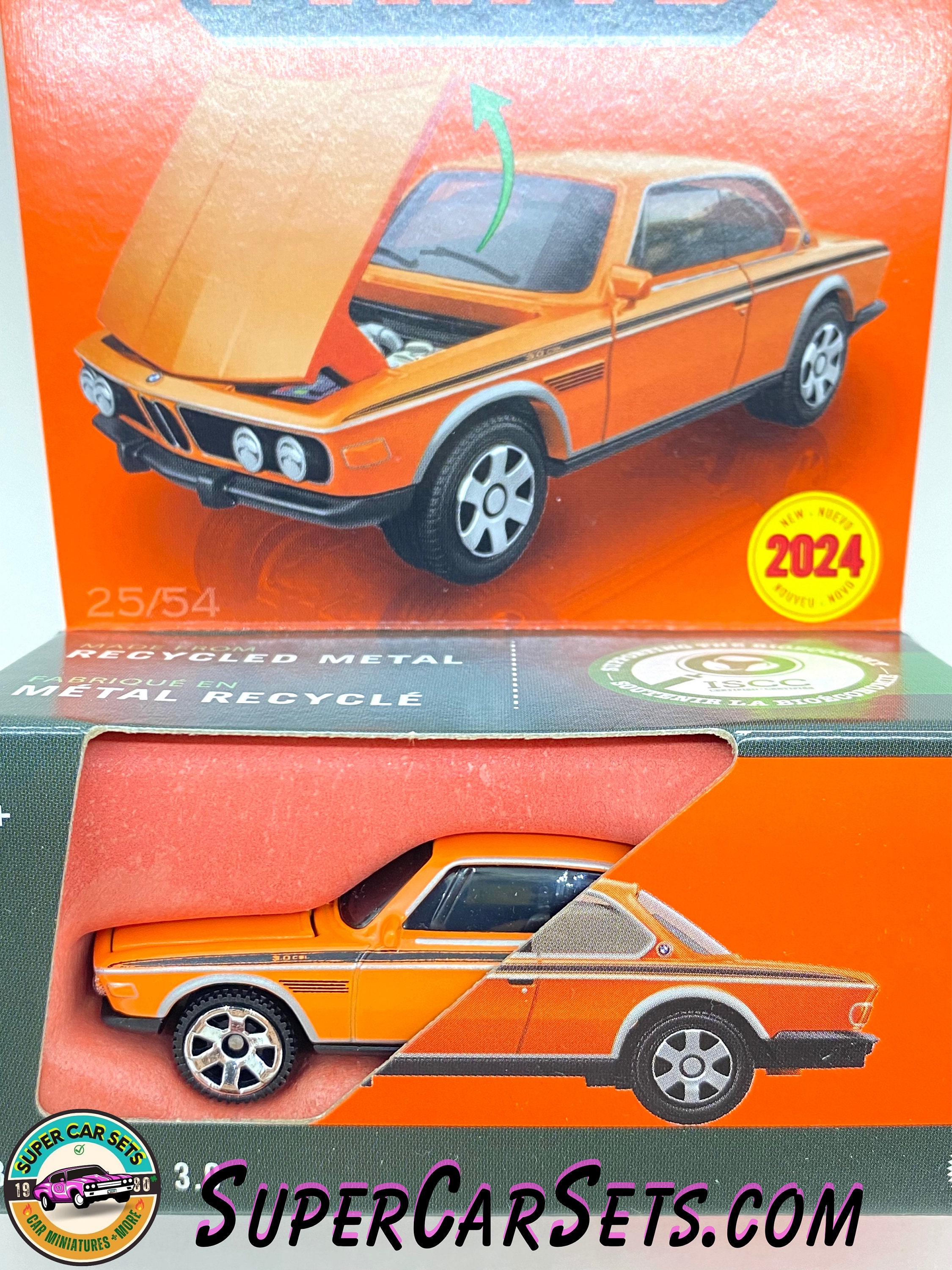 1973 BMW CSL 3.0 (orange Colour) - Matchbox Moving Parts - Etsy Canada